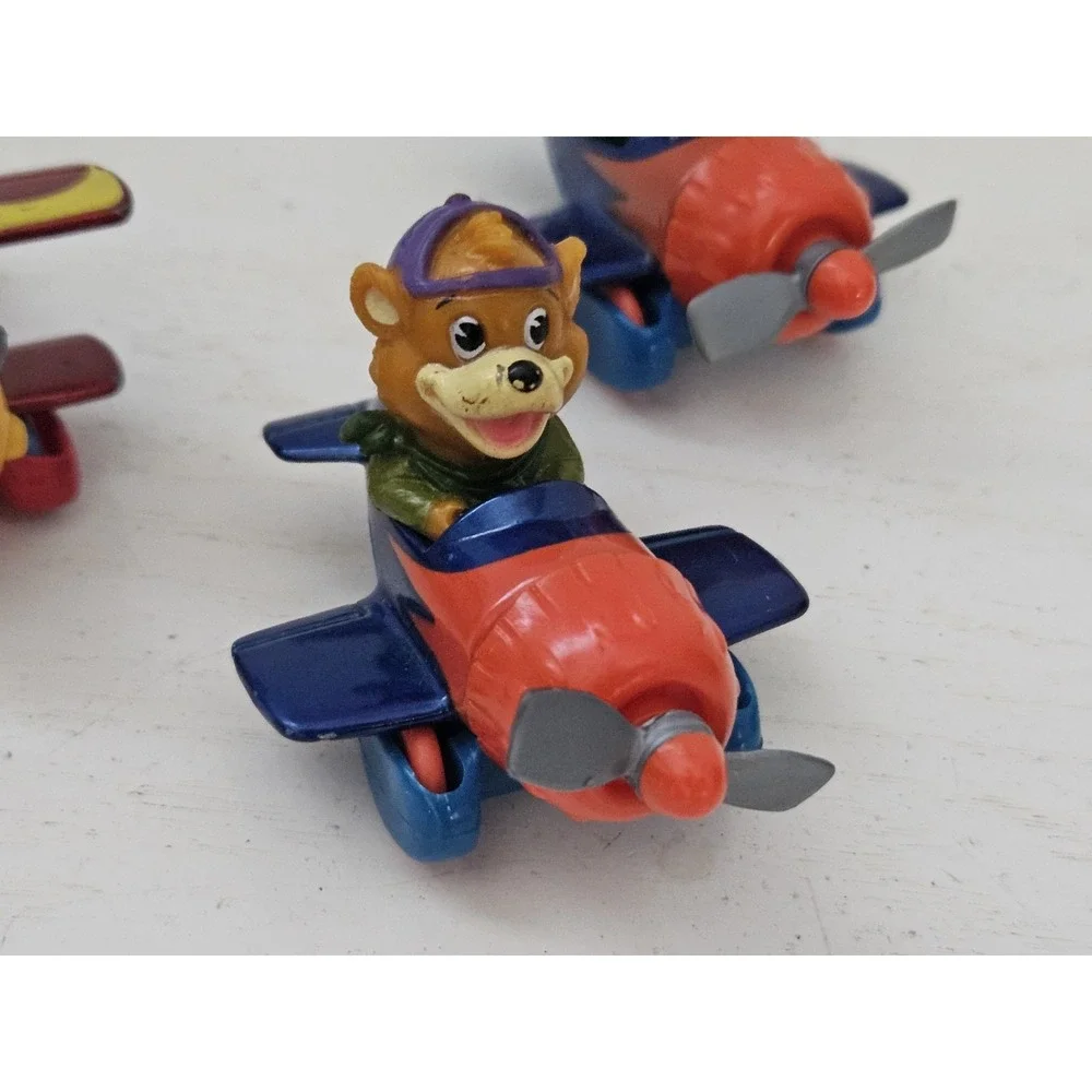 Disney's Tail Spin Vintage 1990s McDonalds Happy Toy Airplane DIE‎ CAST LOT Of 4